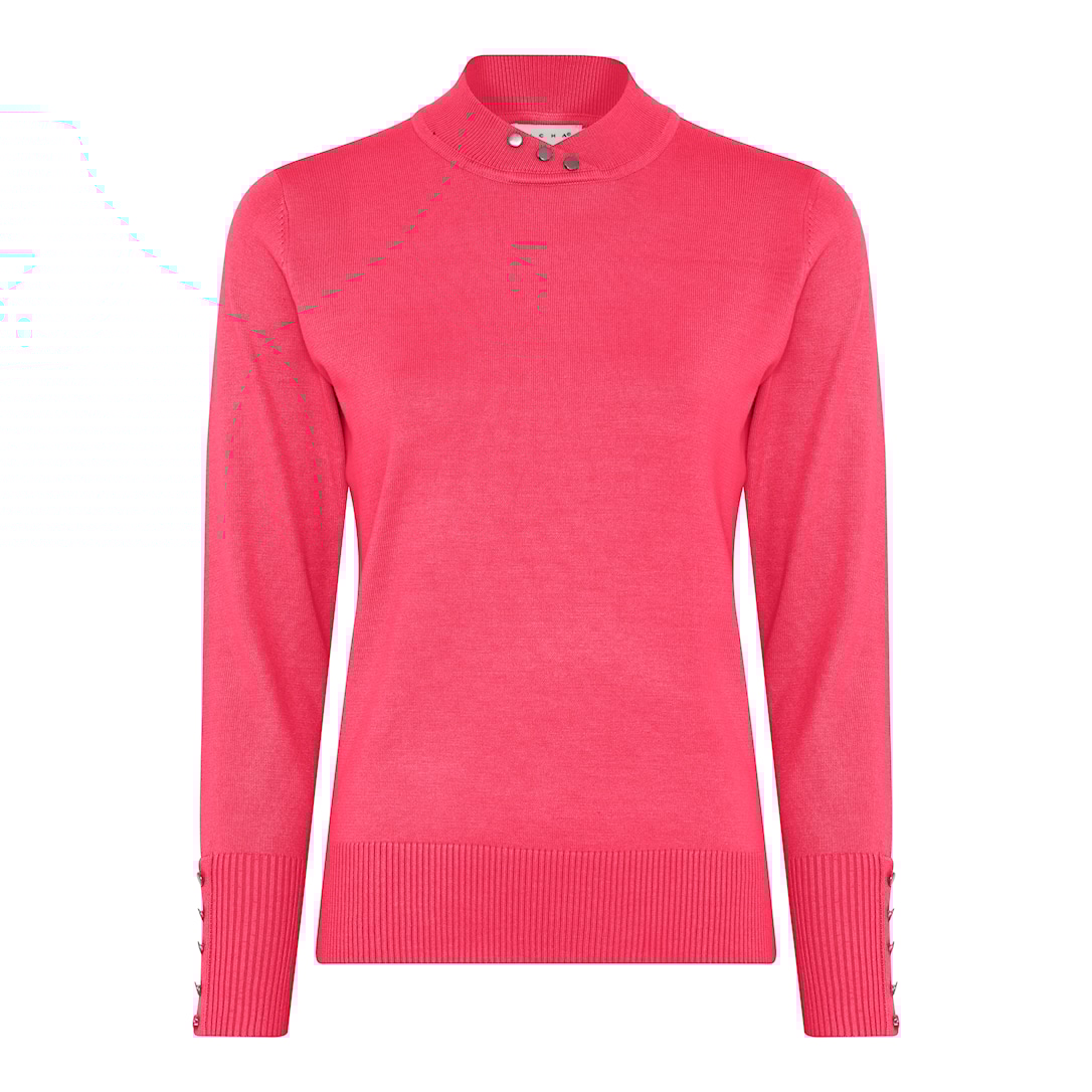 MICHA Viscose Strik - Pink - XXL