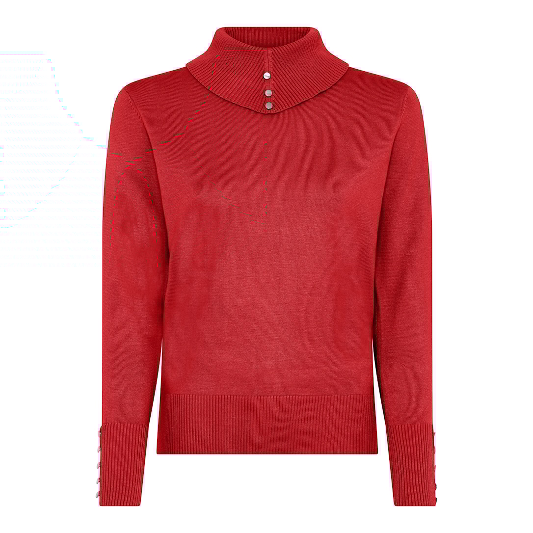 MICHA Viscose Strik - Rød - XXL