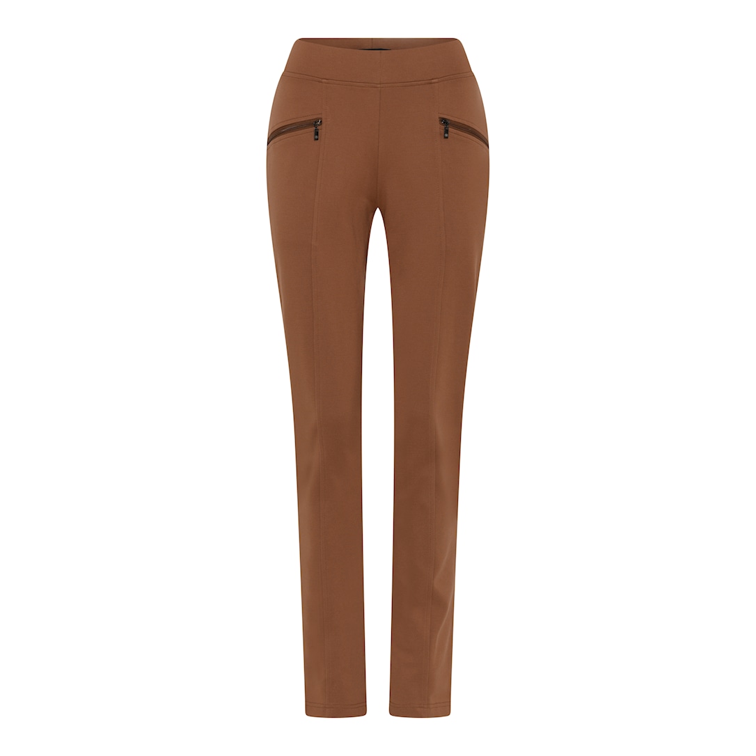 MICHA Top Stretch Fabric - Cognac - Str. 34