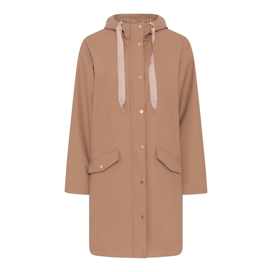 MICHA Jakke Rain Frakke - D.Nougat - Str. 34