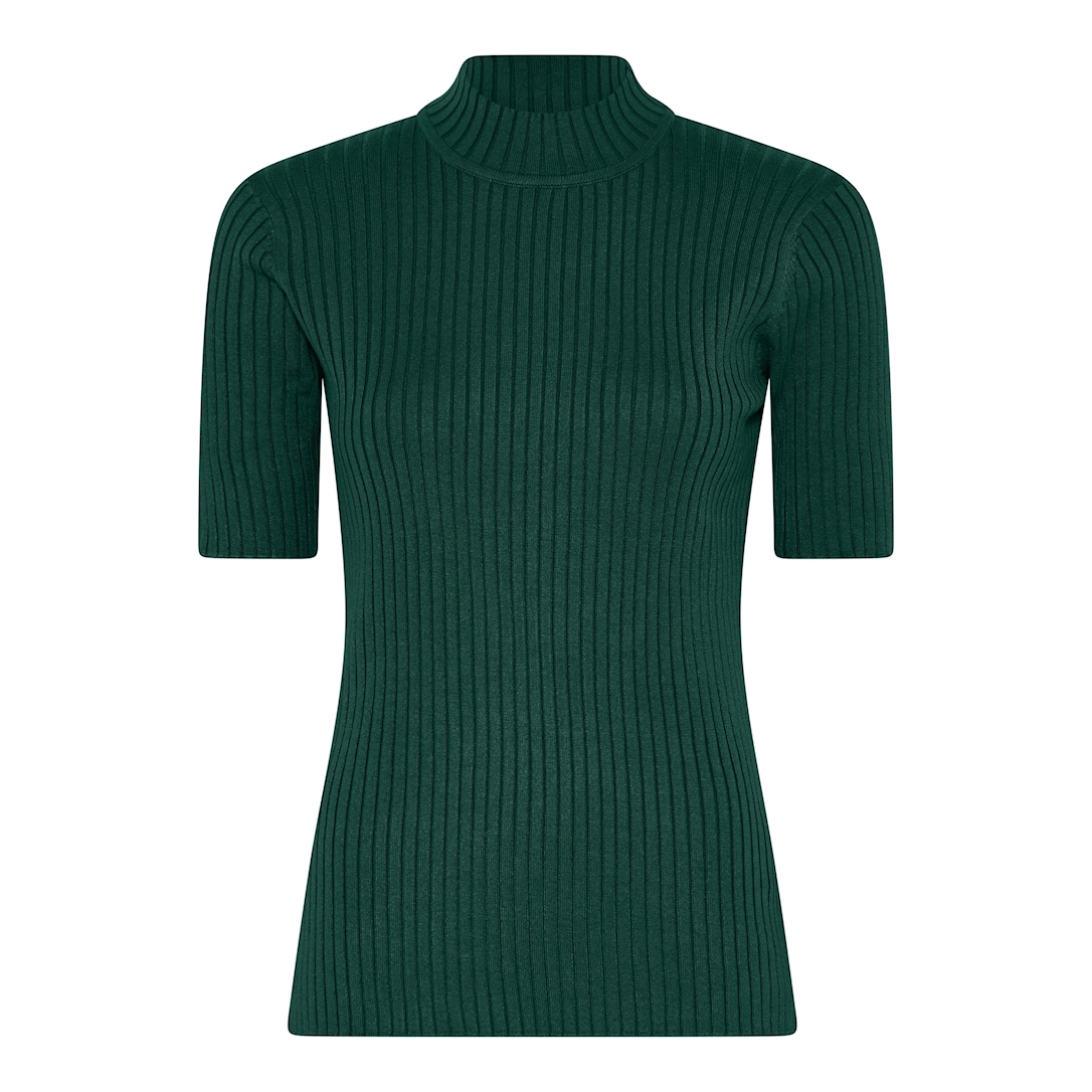 MICHA Viscose Rib Strik - Grøn - M