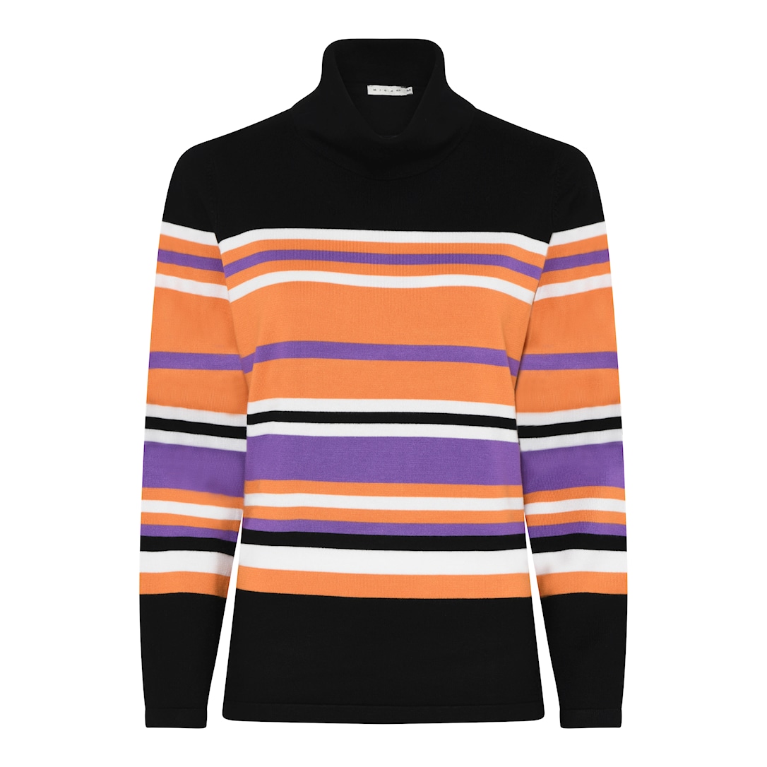 Basic Viscose Stripe Knit