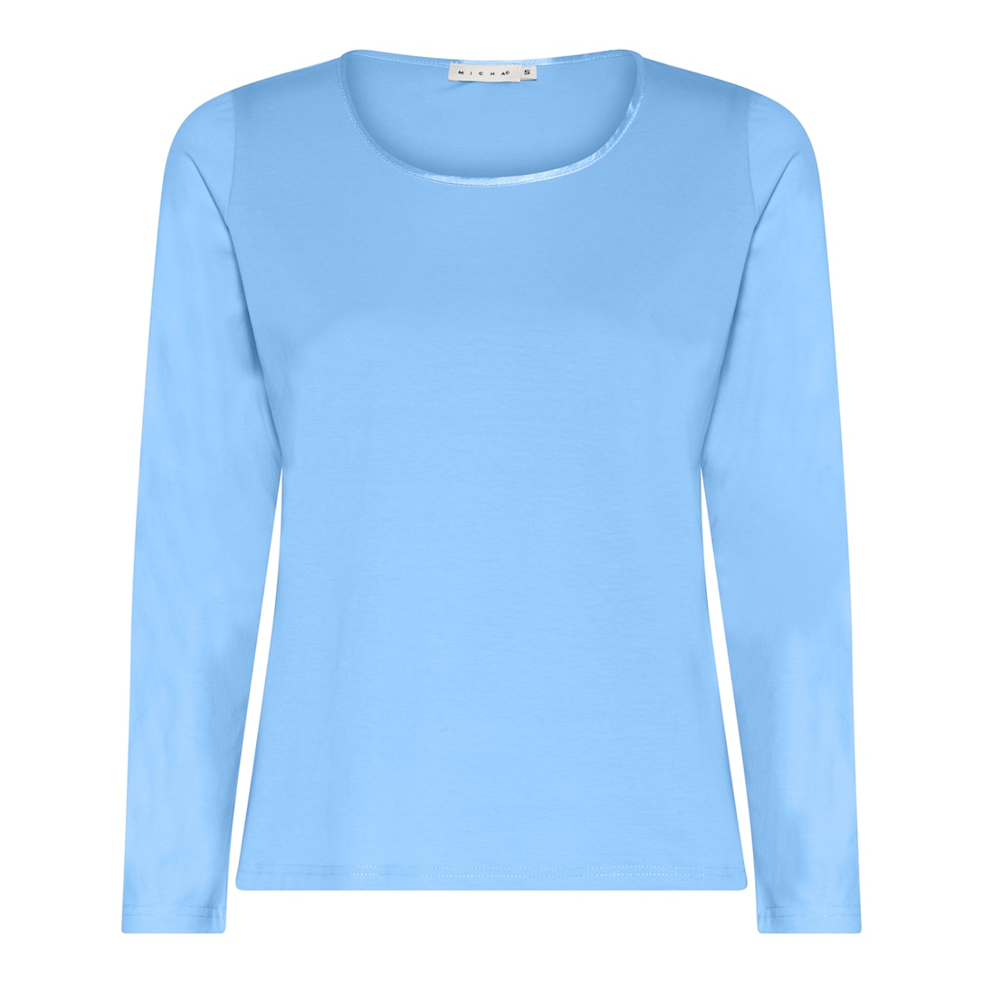 MICHA T-shirt Efterårs Modal - Cryst Blå - XXL
