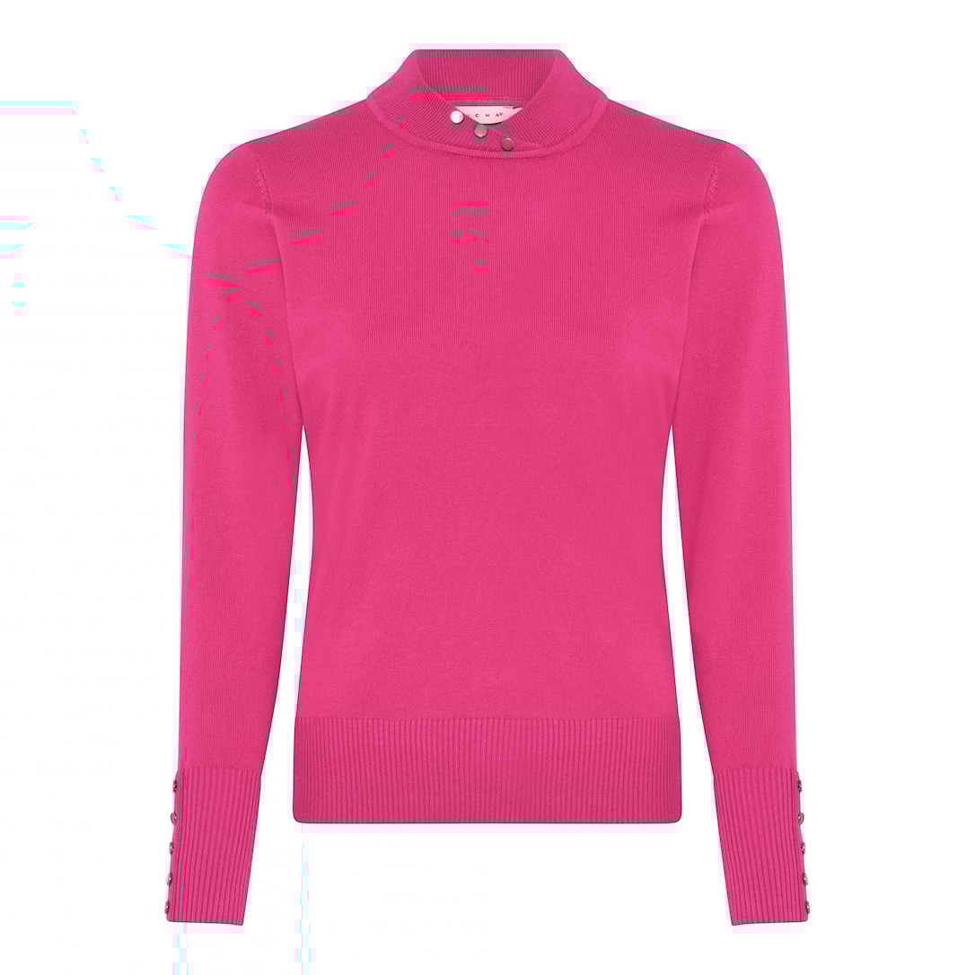 MICHA Viscose Strik - Pink - XXL