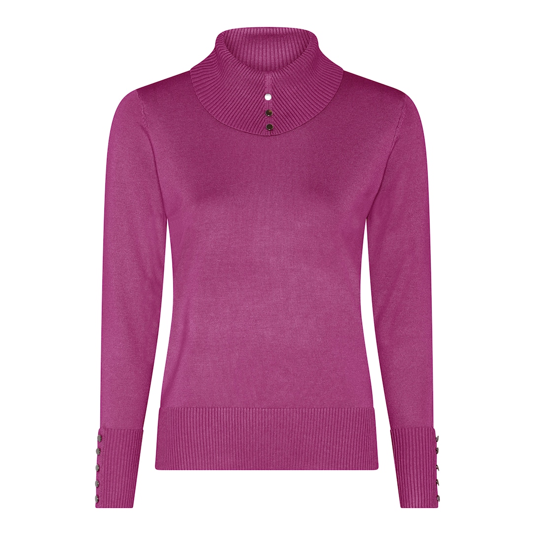 MICHA Viscose Strik - Pink - XXL