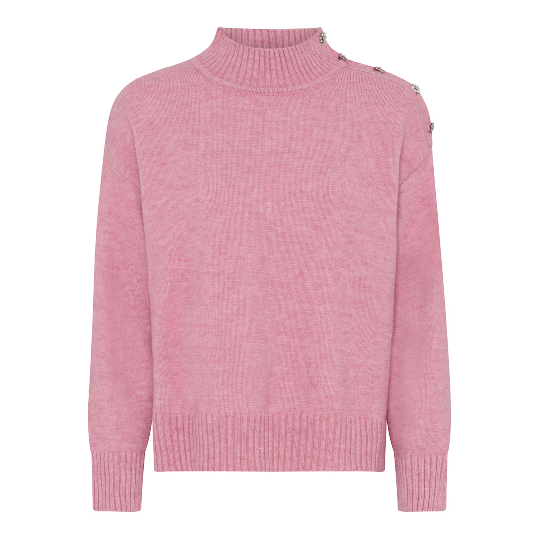 MICHA Cosy Detail Strik - Rosa - L