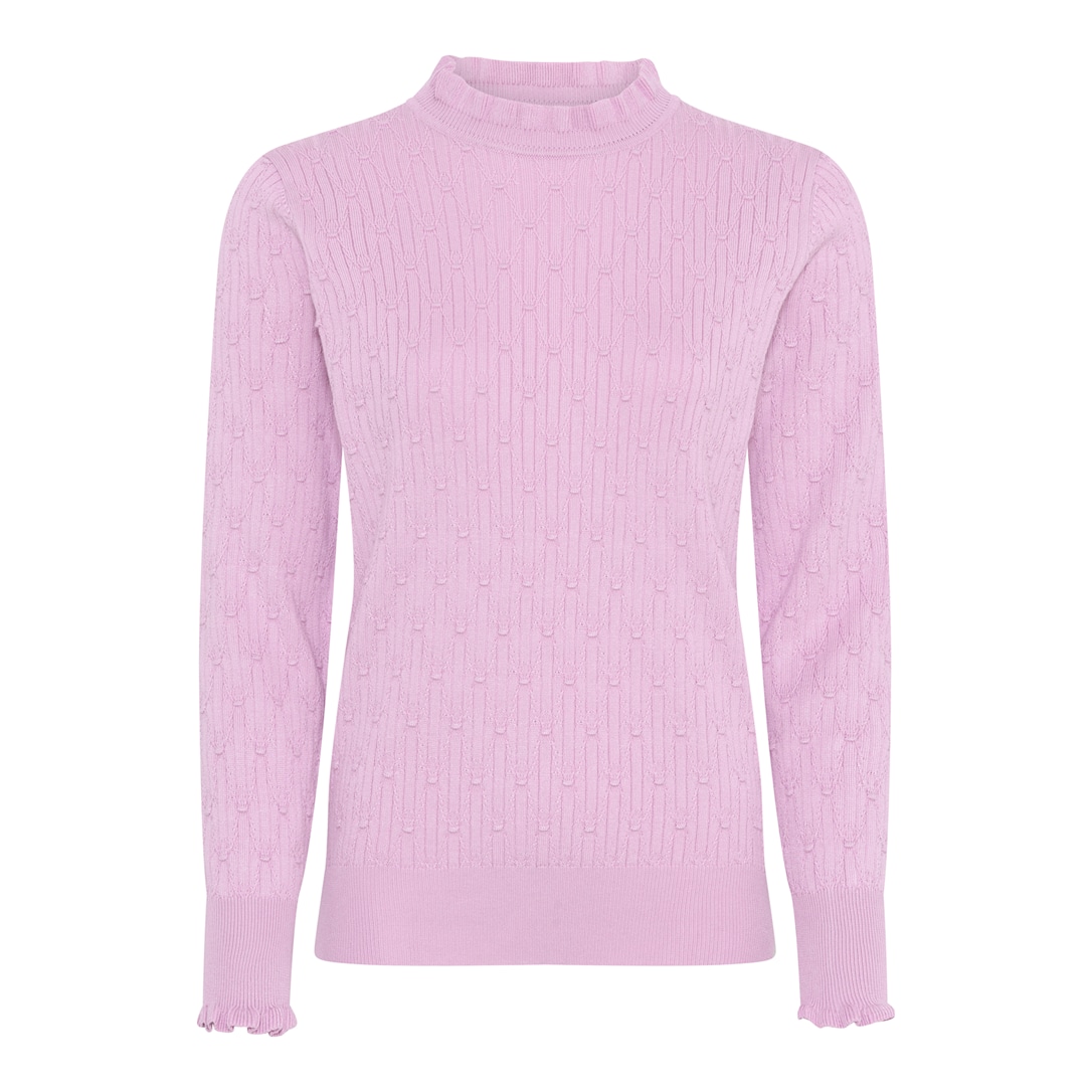 MICHA Elegant Viscose Strik - Rosa - S