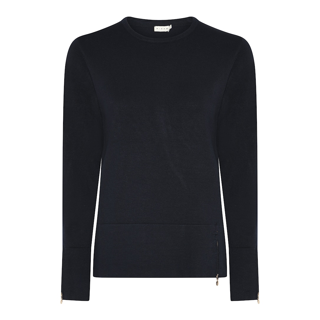 MICHA Eco Vero Detail Strik - Navy - L