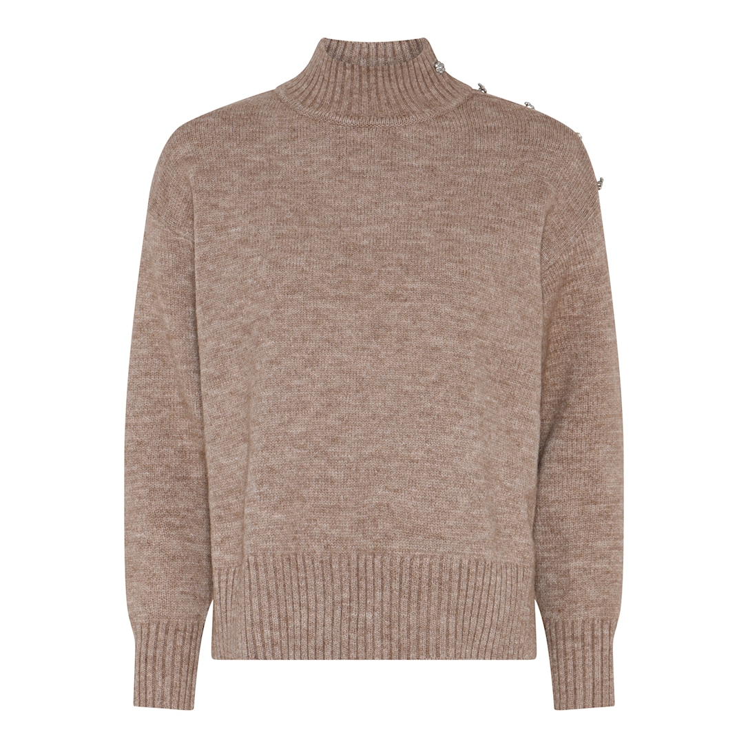 MICHA Cosy Detail Strik - Kamel - L