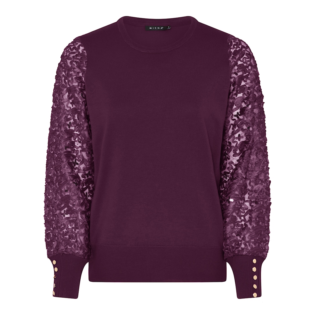 Sequin Lace and Knit