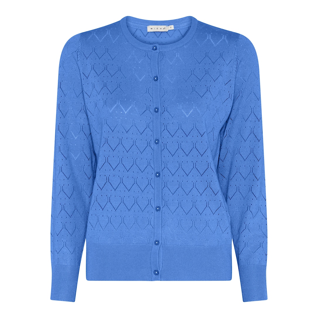 MICHA Eco Vero Forårs Strik - Blå - L
