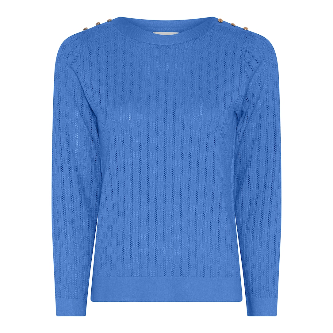 MICHA Eco Vero Forårs Strik - Blå - S