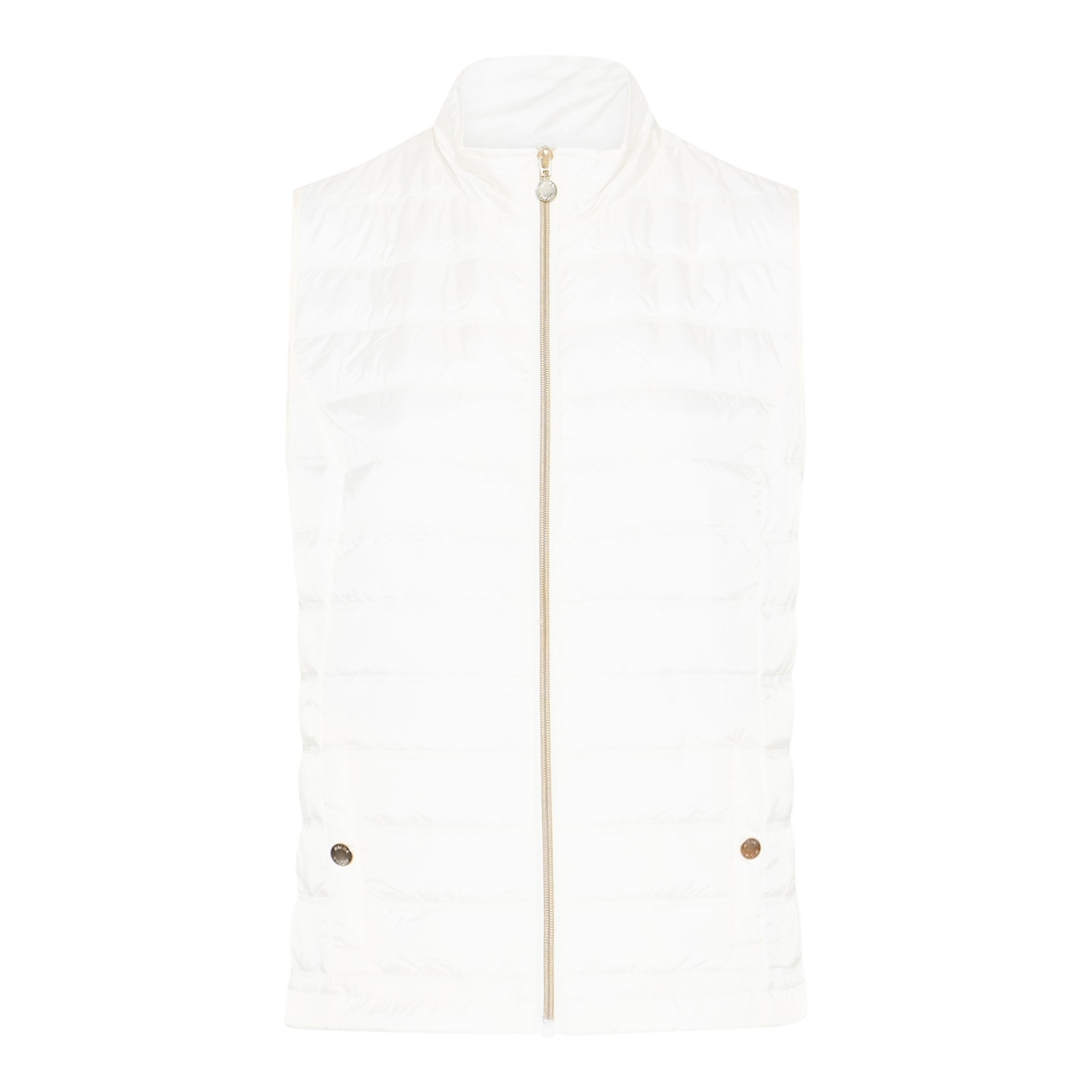 MICHA Top Ny Forårs Quilt - Offwhite - Str. 48