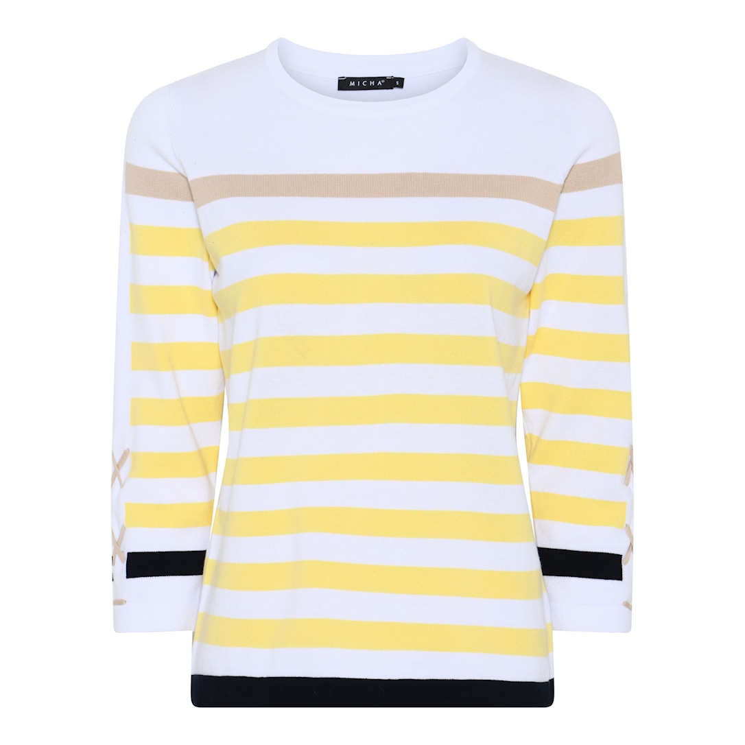 Cotton Nautical Stripe Knit