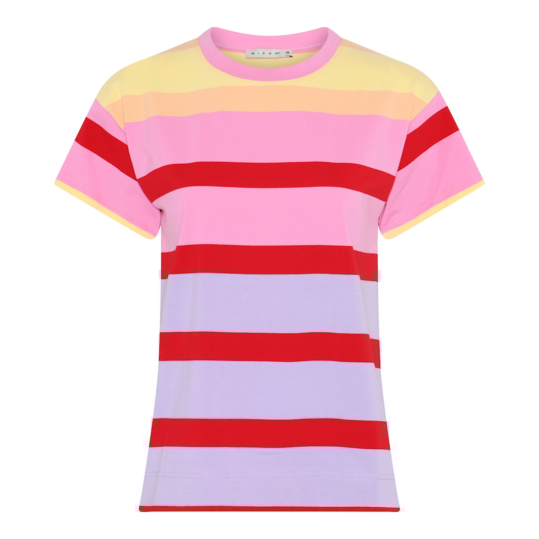 Basic Colorful Stripe T-shirt