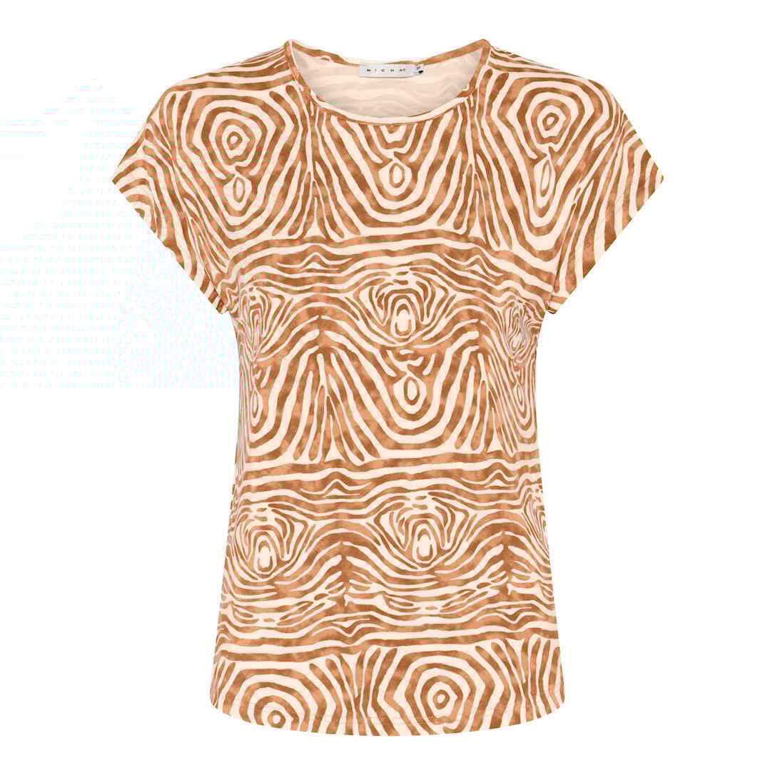 Basic Zebra Print T-shirt