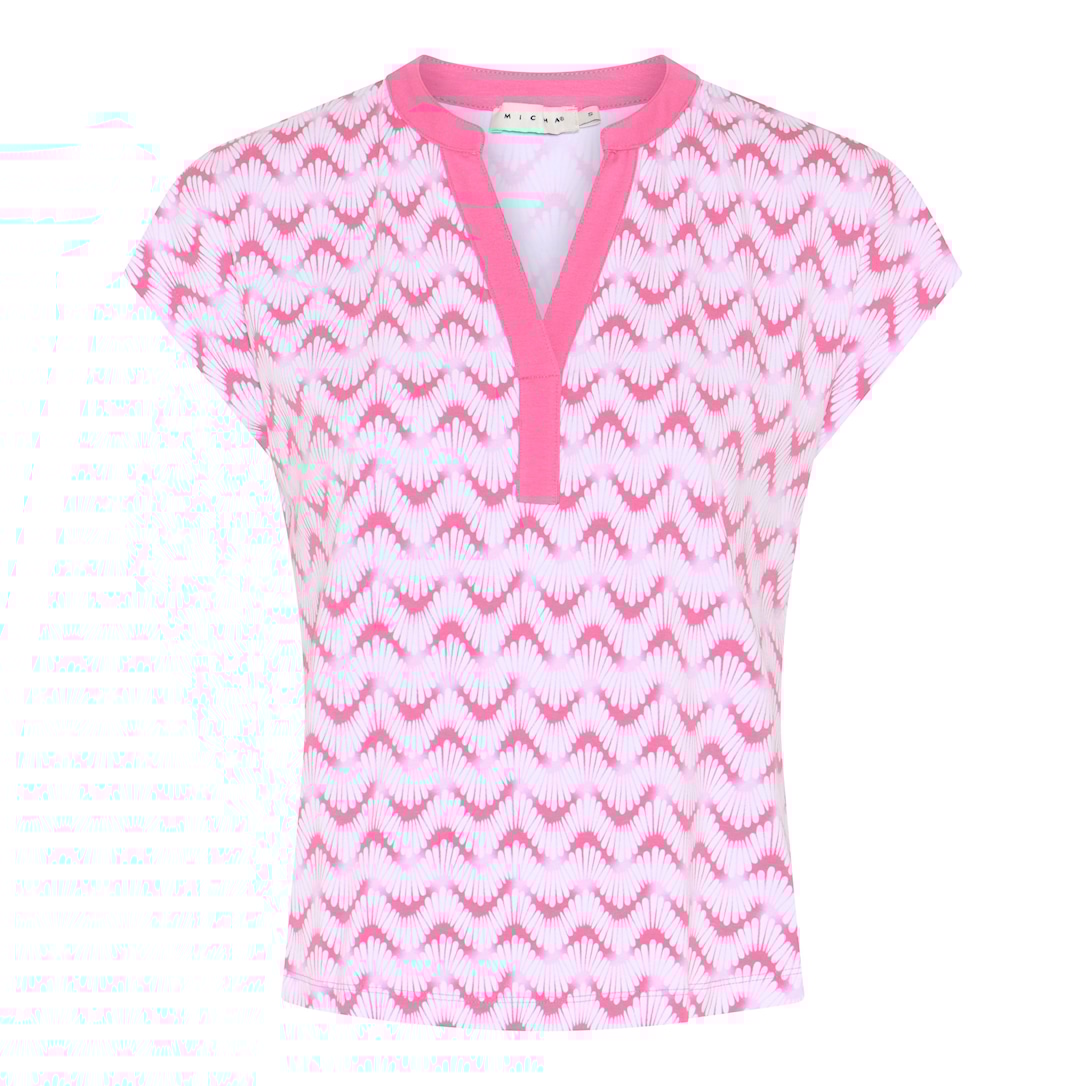 Basic Wave Print T-shirt