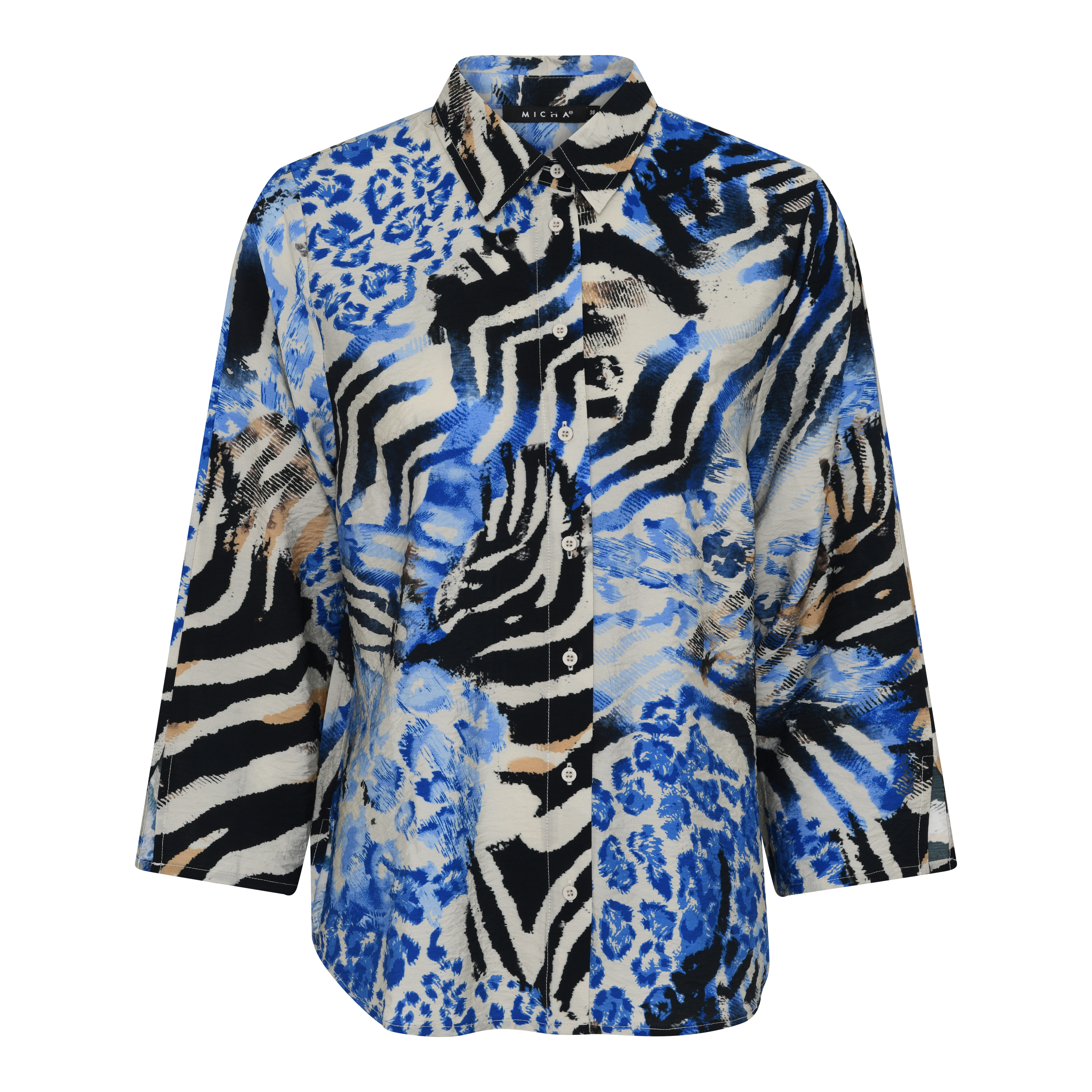 Blue Jungle print