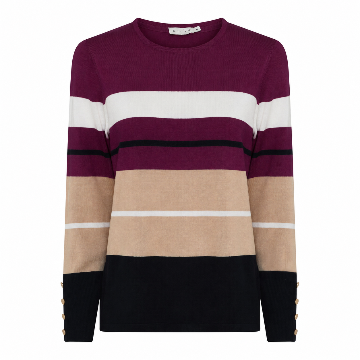 AbPlum/Off Whi/Camel/Navy