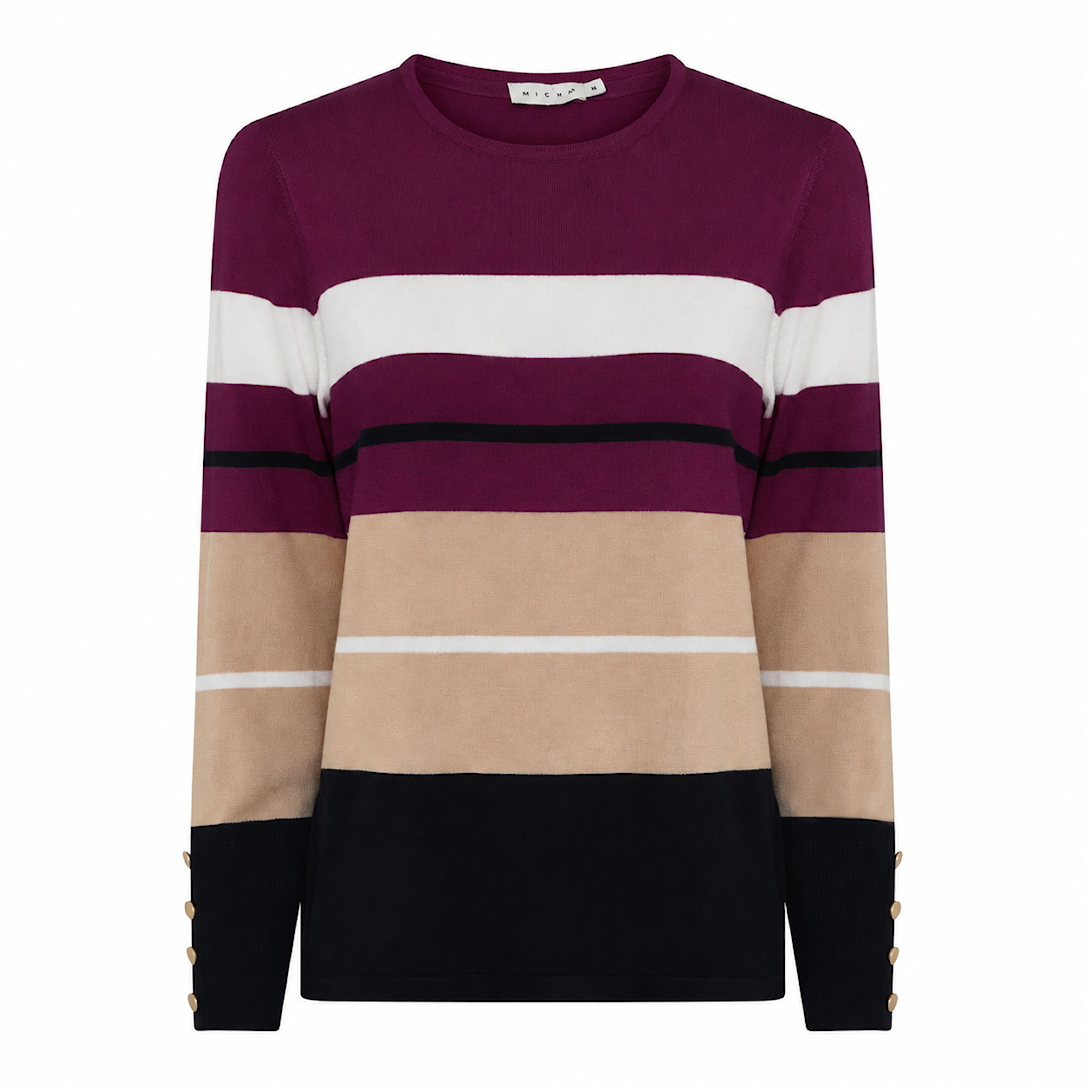 Basic Ecovero AutumnStripeKnit