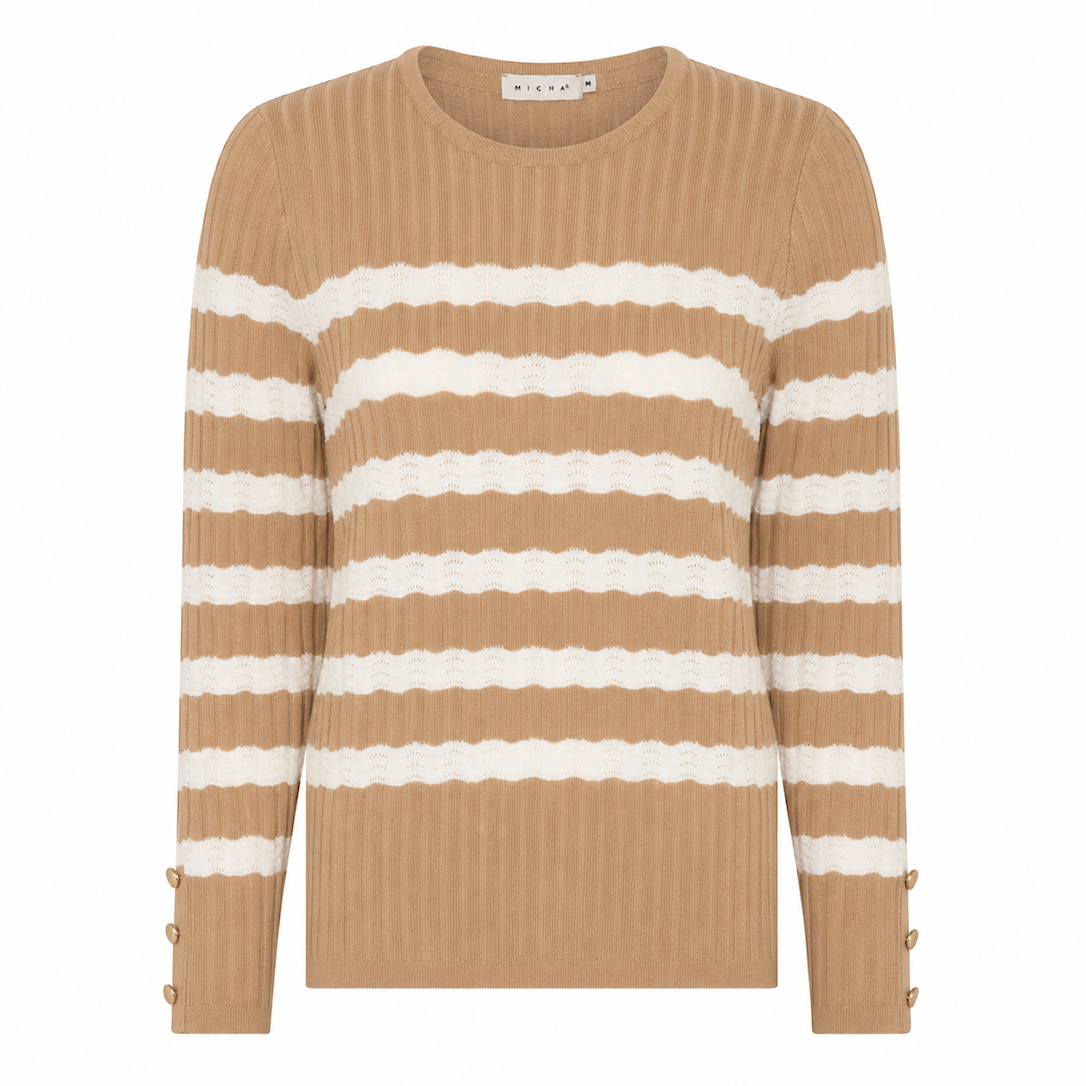 Basic Ecovero AutumnStripeKnit