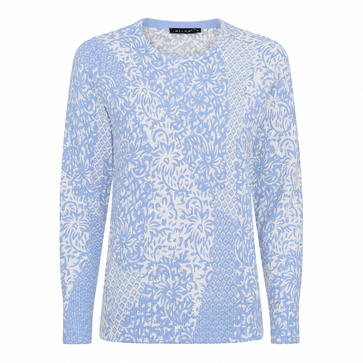 Dusty Blue/Off white