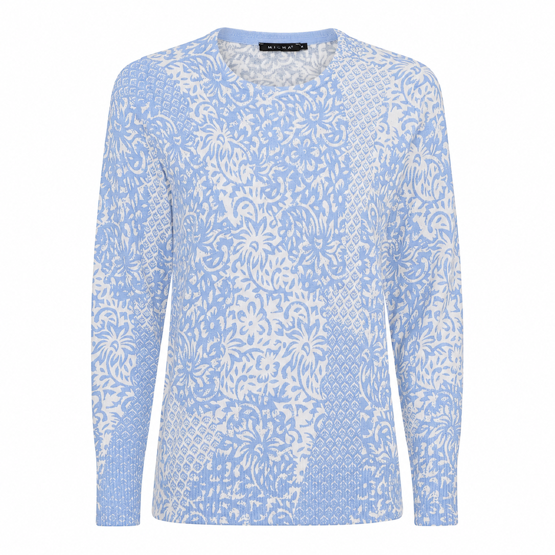 Mosaic Print Knit