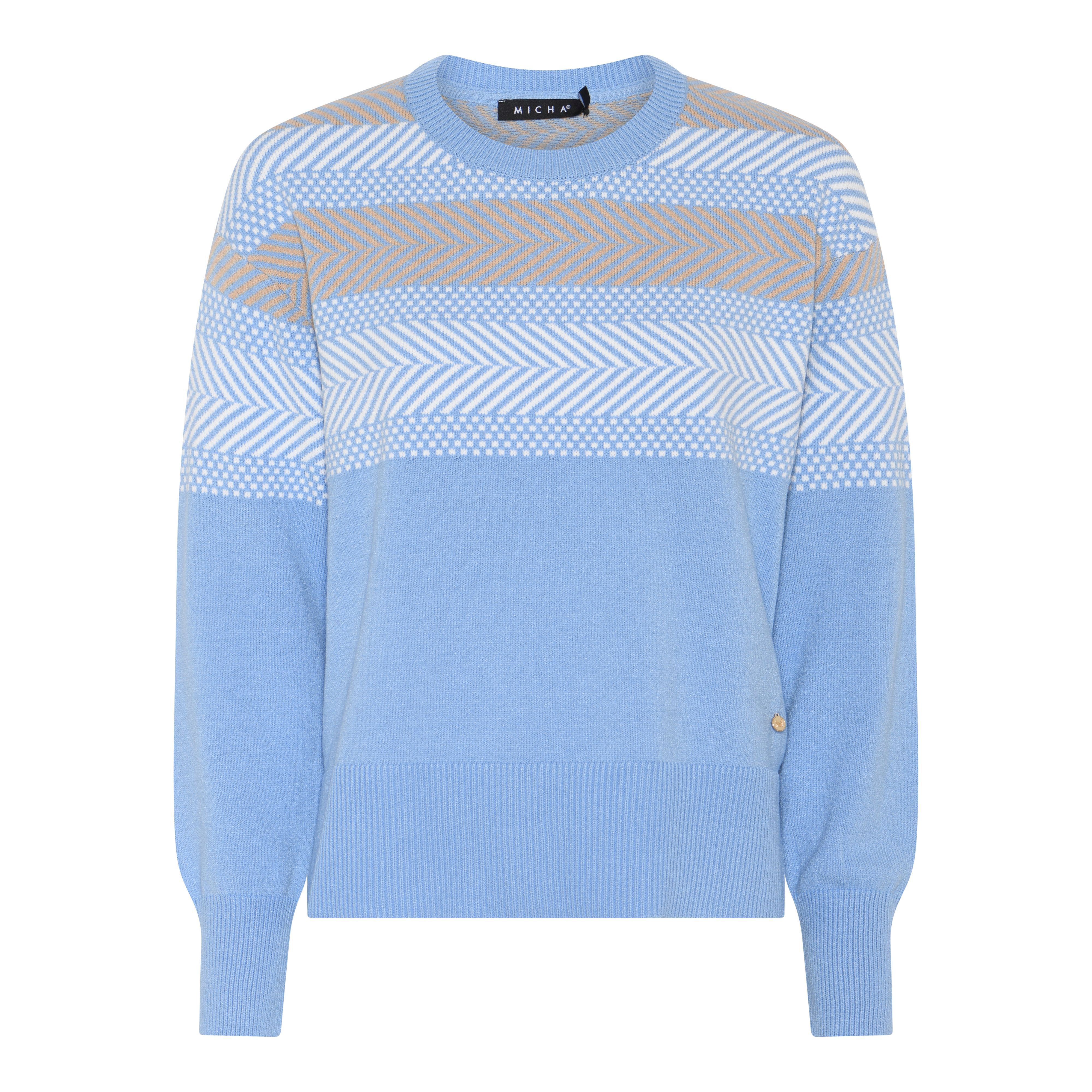 Dusty blue/Offwhite/Camel