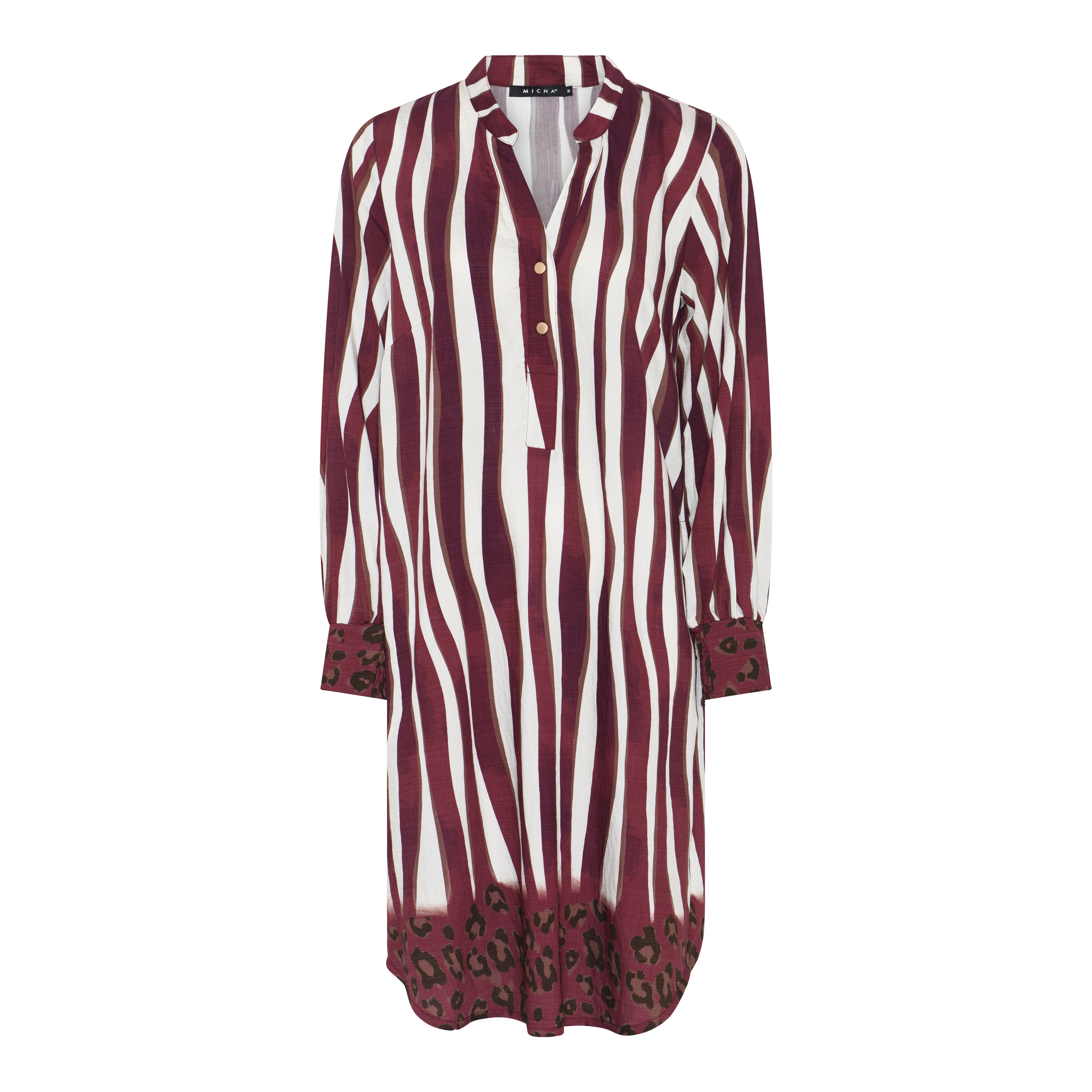 Plum Border print