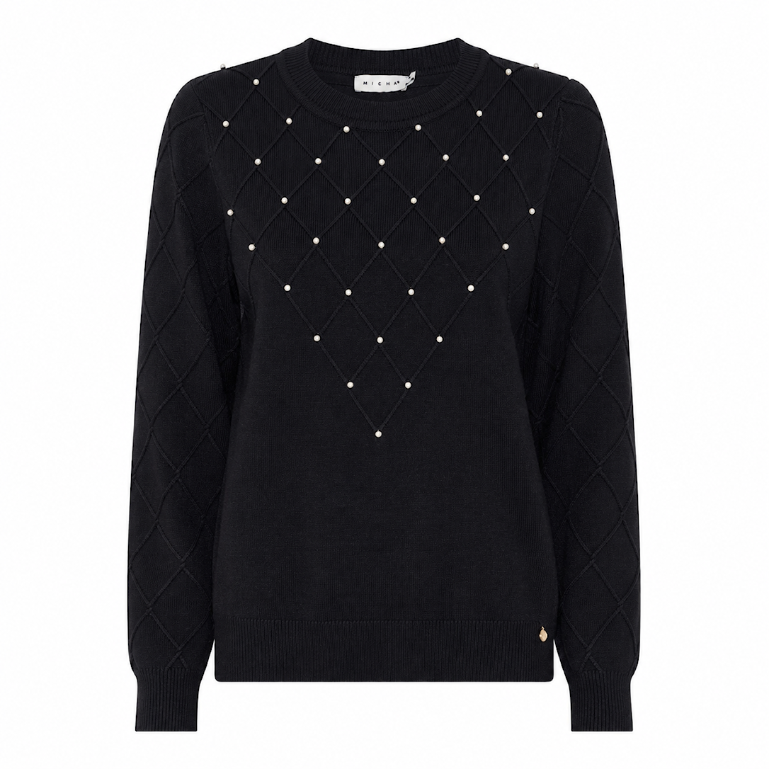 Basic Pearl Detail Knit