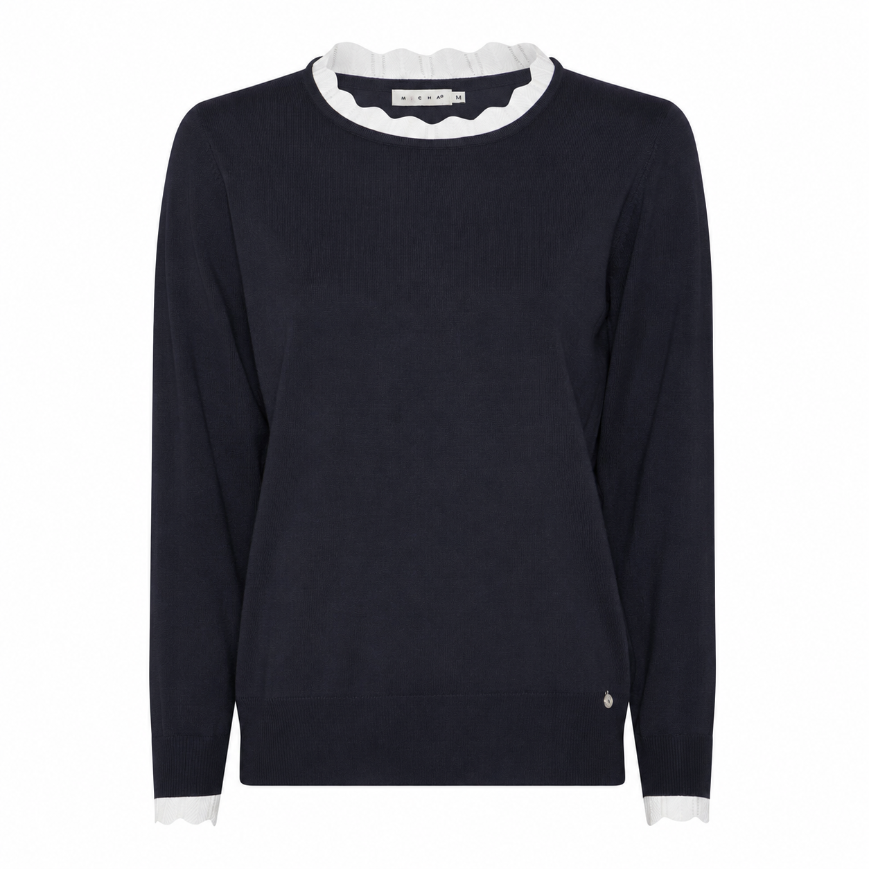 Navy/Off White edge