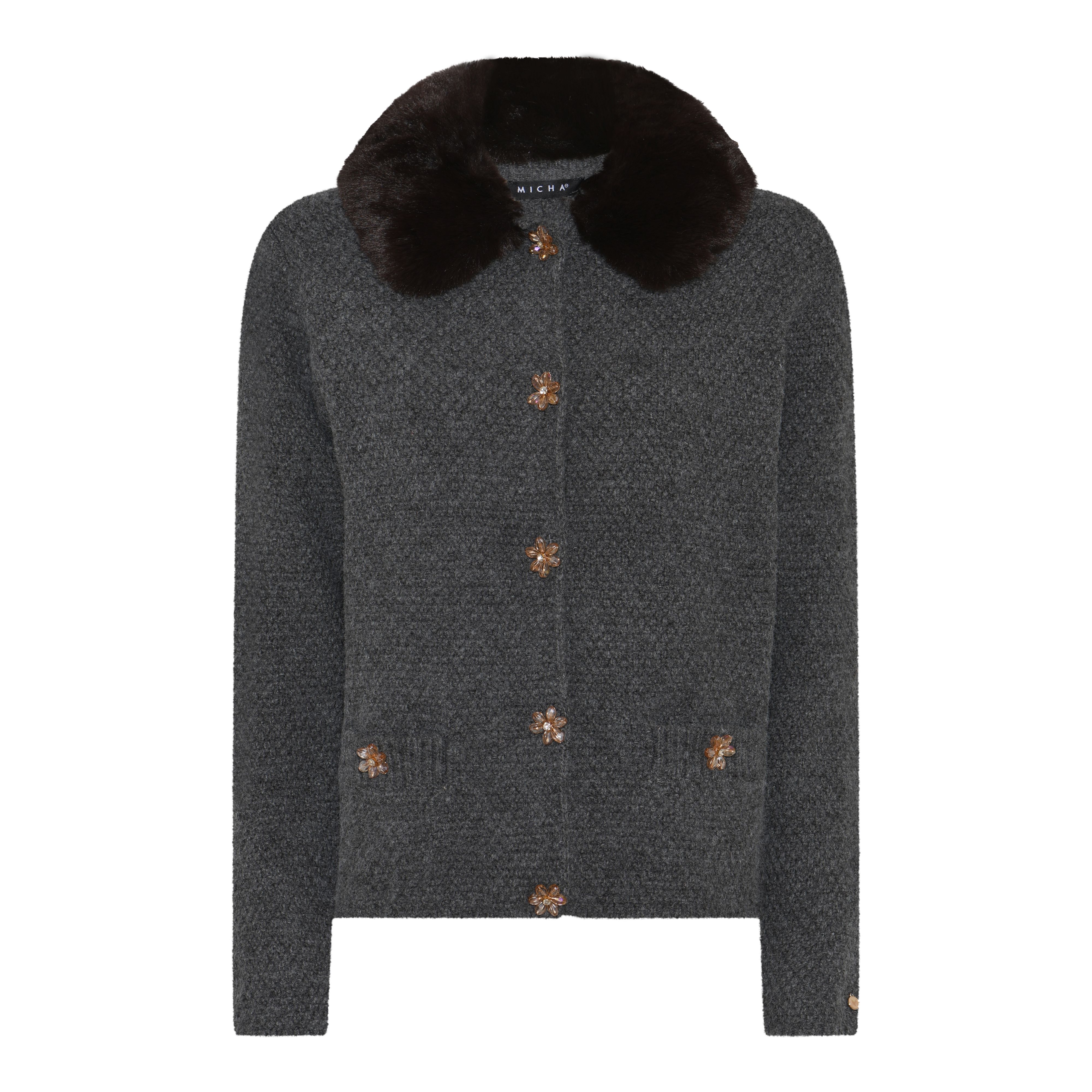 Dk Grey/Brown fur