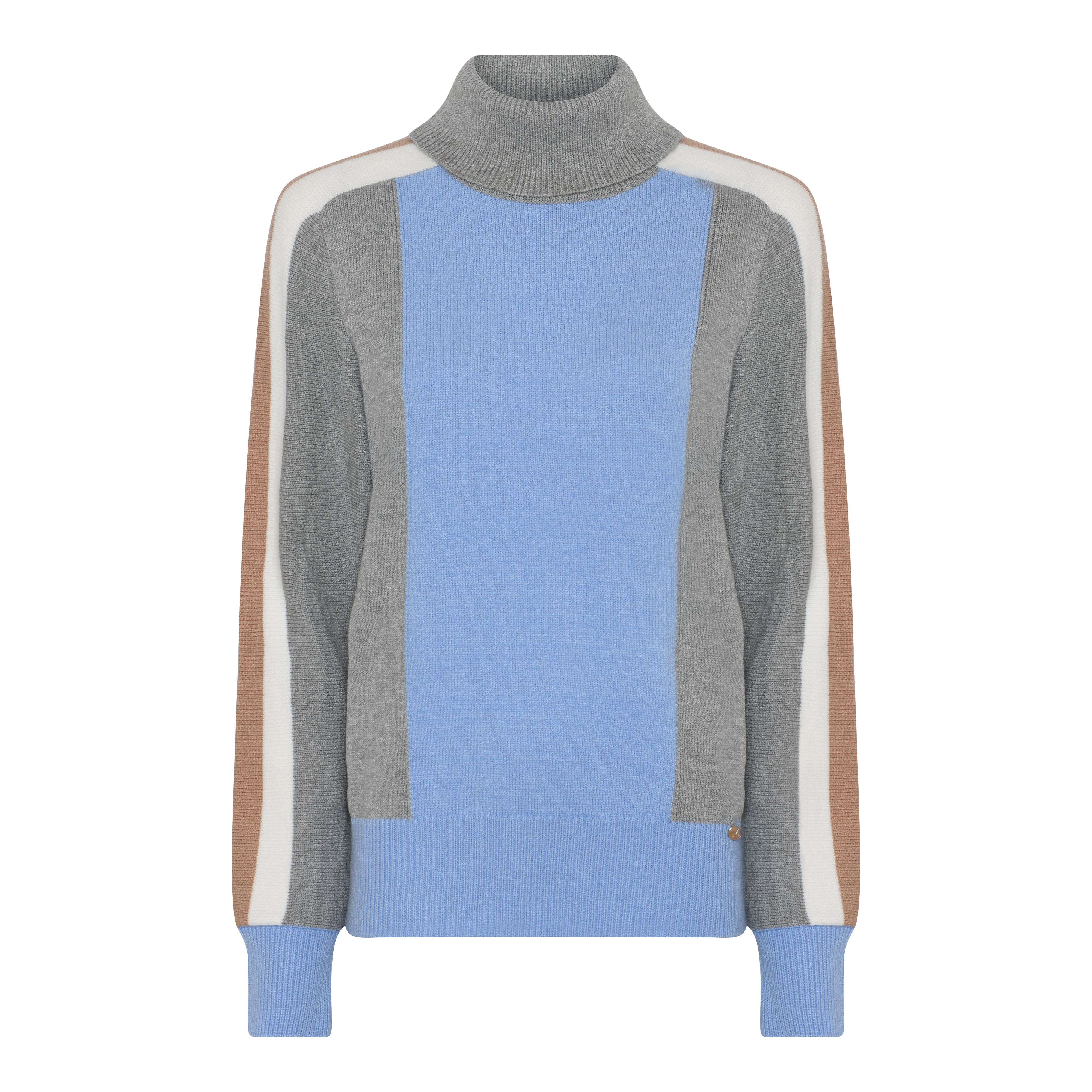 Lt grey/Blue/Offwh/Camel