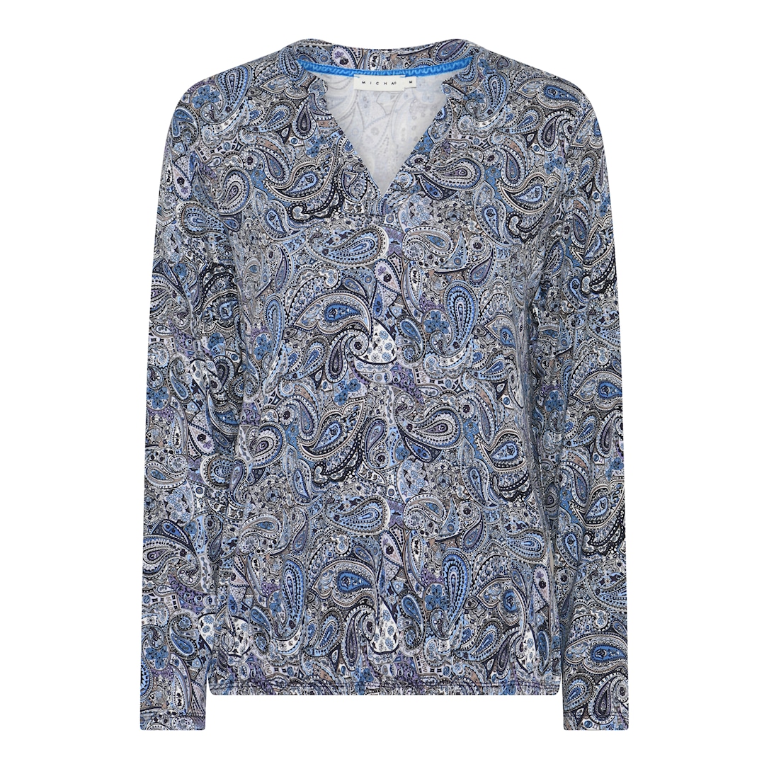 Basic Paisley Print T-shirt