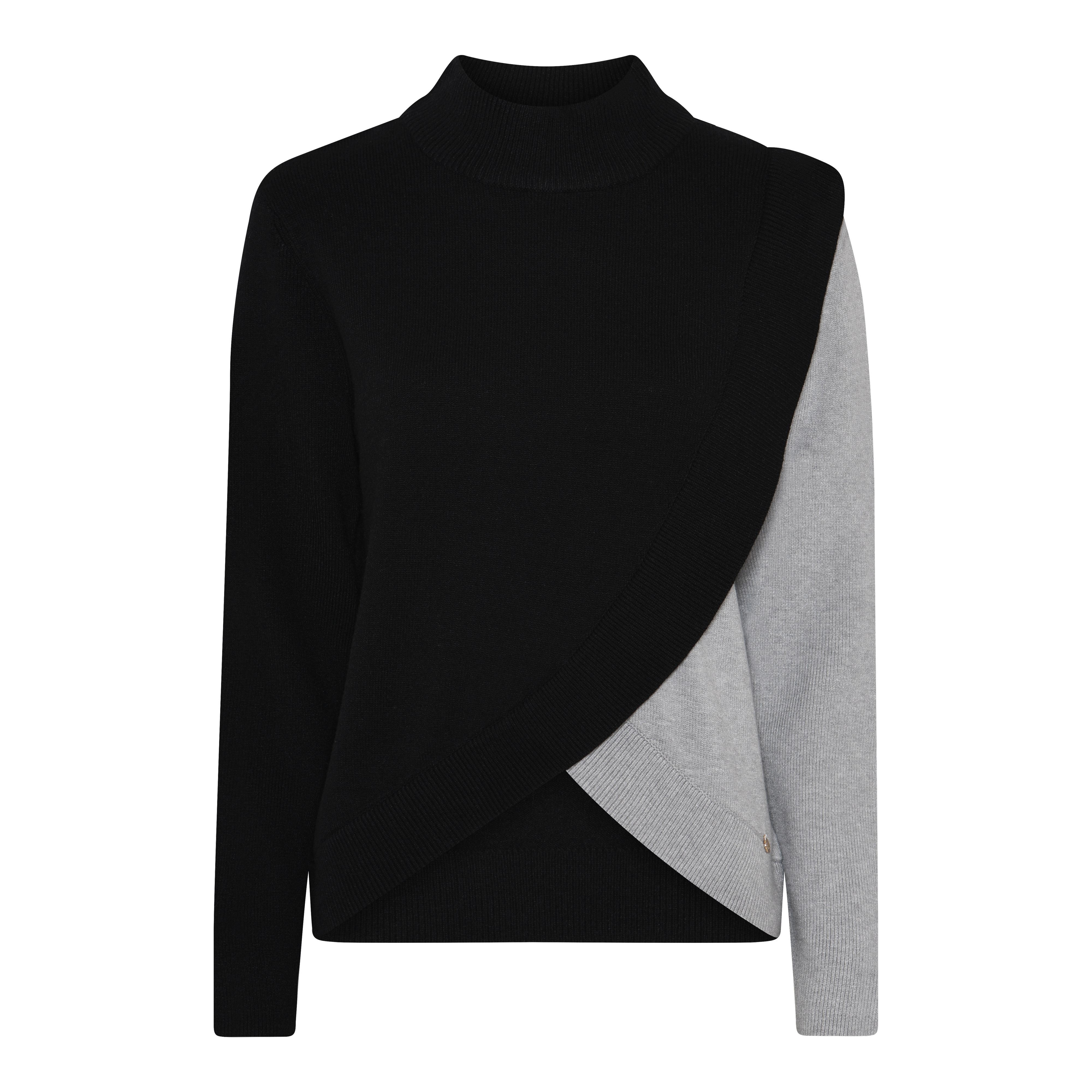 Black/Lt Grey mel
