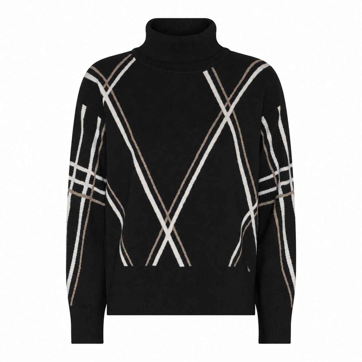 Black/Off white/Gold