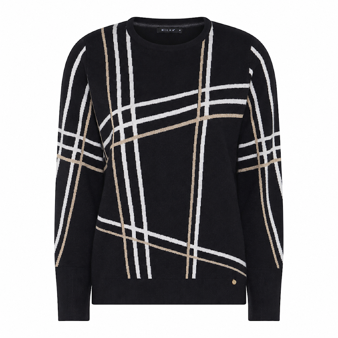Elegant Stripe Knit