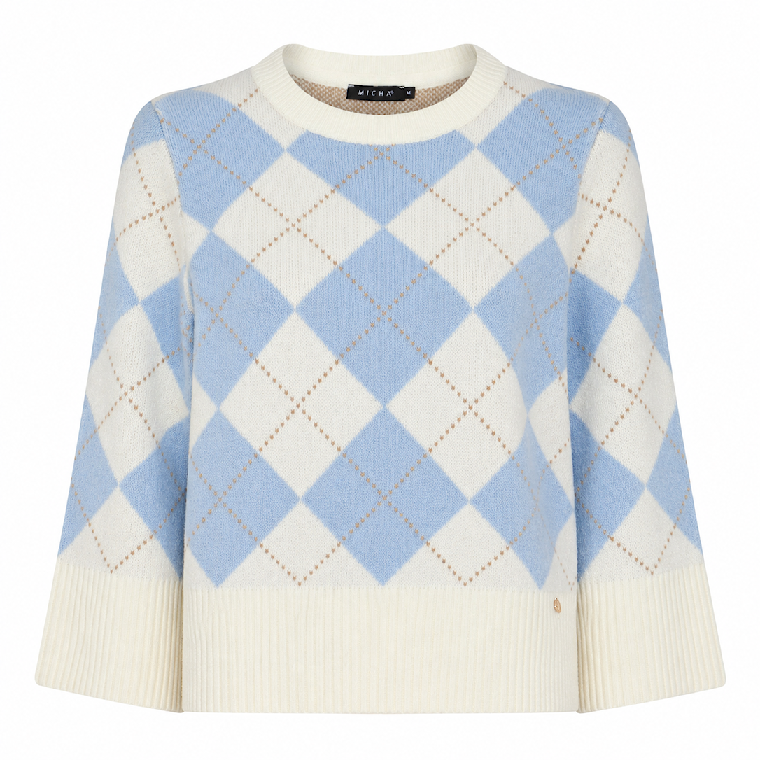 Argyle with Sequins