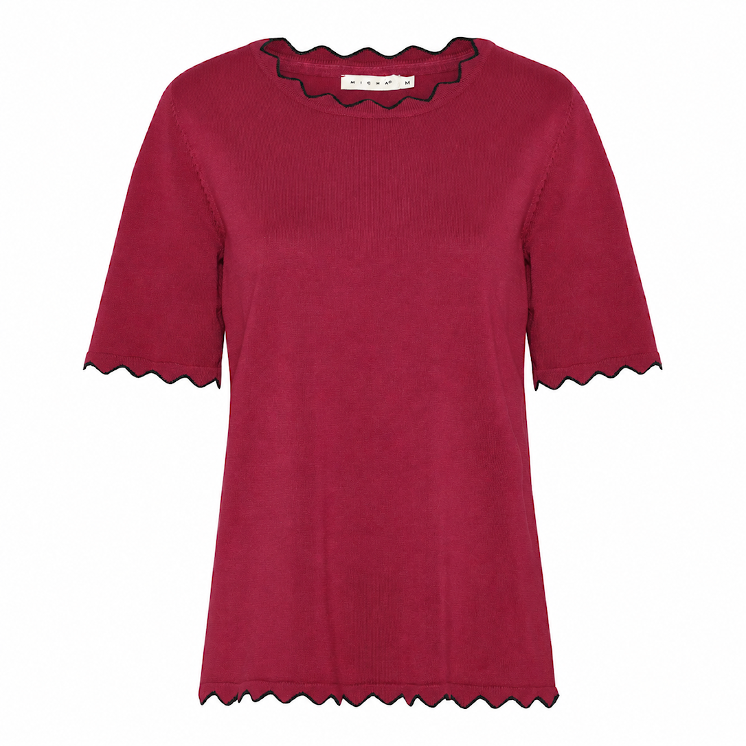 Basic Viscose Knit with Edge